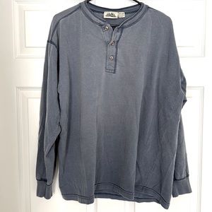 Men’s X-Large Blue Henley Shirt 5/$25